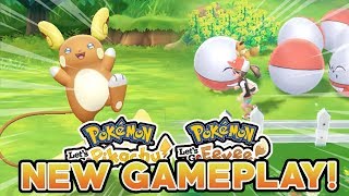 POKEMON LET'S GO PIKACHU & LET'S GO EEVEE NEW GAMEPLAY! ALOLAN POKEMON & GO PARK!