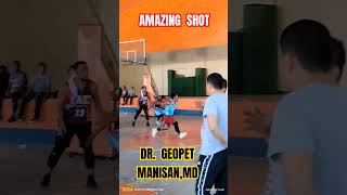 Amazing 3 Points Shot By Dr. Geopet Manisan, Md Highlights Medina360Basketball