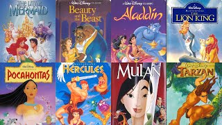 VHS Openings to Disney Renaissance Movies