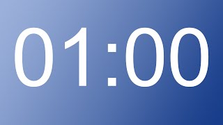 1 Minute Timer With Alarm - Alarmlı 1 Dakika Zamanlayıcı