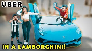 Picking Up Uber Riders In A Lamborghini So Funny The Royalty Family