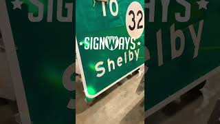 INTERSTATE SIGNS & highway/road sign PUNS in a warehouse! Workplace silliness and signage!