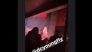 Dc Young Fly Puts A Grown Man To Sleep On Stage & Continues The Show In The Bay Area