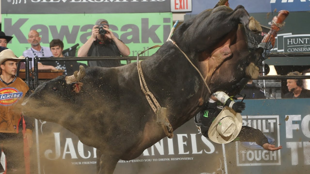 WRECK J.B. Mauney takes a hit from Shepherd Hills Tested (PBR) YouTube