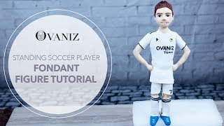 Cake figurines | Soccer cake toppers | Football theme cake | Fondant characters