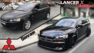 Mitsubishi Lancerx Dark Widebody Pas Evo X Modifié