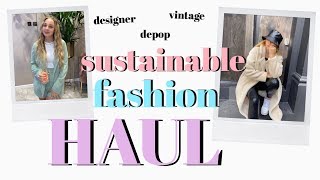 Sustainable Fashion Haul Designer Depop Vintage The Claud Abroad