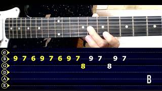 Sweet Child O Mine Solo Tutorial With Tab Guns And Roses
