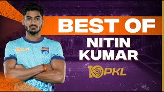 Top 5 Raids Of Nitin Kumar From Pkl Season 10 Bengal Warriors Pro Kabaddi League