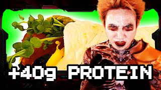 Alien Commander Warns Earthlings To Get Strong Fast High Protein Tuna Wrap