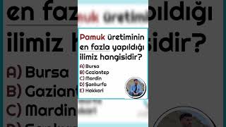 Kpss Coğrafya Tarim