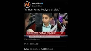 Annem Bana Karne Hediyesi Olarak Et Aldı Videosu Bir Kurgu Mu Gerçekten Insanlar Ete Ulaşamıyor Mu