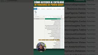 Cómo Acceder Al Catálogo De Funciones De Power Query