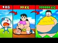 Nobita Became Fattest Boy 😂 || Funny Game 😱