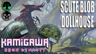 Scute Swarm Cosuming Blob Doll House Kamigawa Neon Dynasty Mtg Standard