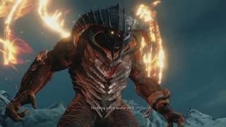 Middle-Earth Shadow Of War Balrog Tar Goroth Boss Fight