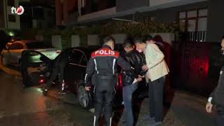 Lüks Otomobil Dur İhtarına Uymadı, Ara Sokakta Yakalandı