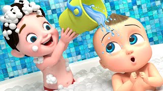 Baby Bath Time Fun Song - Billionsurprisetoys Nursery Rhymes, Kids Songs