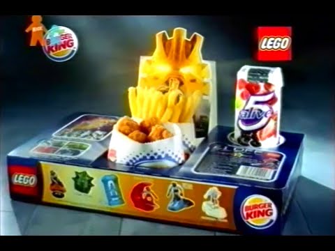 Rare Bionicle: Mask of Light x Burger King UK TV Commercial (Kids Meal Box 2003 LEGO the Movie Toys)