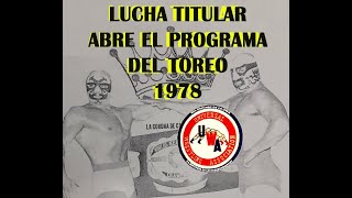 Canek V.s. Dos Caras Por El Título Uwa En La Lucha Inicial