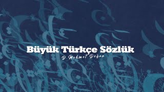 D.mehmet Doğan - Büyük Türkçe Sözlük