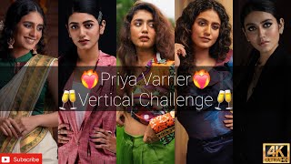 Priya Prakash Varrier Vertical Challengestop Go Challengeactres