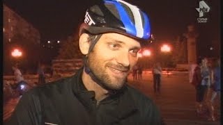 Видео Велоночь Старый Оскол 2015 от Evgeny Maslov, 2-й Заводской переулок, Старый Оскол, Россия