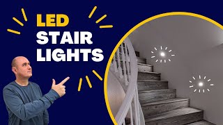 How To Install Led Stair Lighting For Less Than 100. Easy Do It Yourself Home Improvement