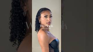 Wet Look On Curly Hair
