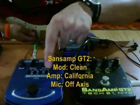 Sansamp GT2 vs Behringer GDI21