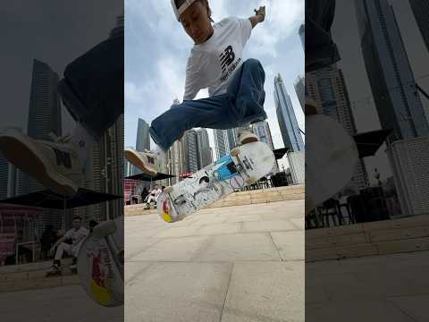 ❤️ Margie Didal Loves Skateboarding - Flatground Fun In Dubai!