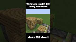 Cách Làm Cửa 2X2 Trong Minecraft