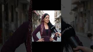Sokak Röportajı Güzel Eşarplı Kadından Inanılmaz İti̇raf