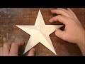 Geometry of a 3D Wooden Star