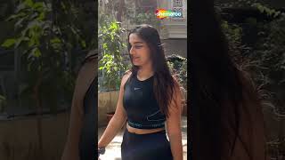 Saiee Manjrekar Spotted At Gym Session In Juhu