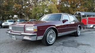 1989 Chevrolet Caprice Clic Brougham Start Up, Exhaust, And In Depth Tour
