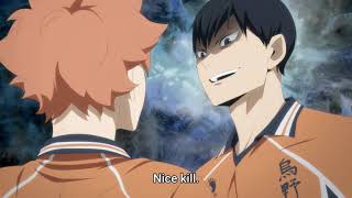 Kageyama Telling Hinata Nice Kill