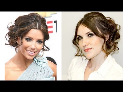 Peinado Inspirado en Eva Longoria (recogido con plancha para boda)