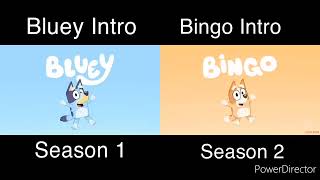 Bluey Intro (Season 1) vs. Bingo Intro (Season 2) (MOST VIEWED )