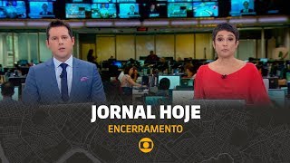 Hd Encerramento Em Silêncio Do Jornal Hoje - 11022019