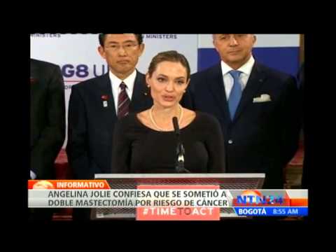 Angelina Jolie revela que se sometió a doble mastectomÃa para reducir su riesgo de padecer cáncer Angelina Jolie revela que se sometió a doble mastectomÃa para reducir su riesgo de padecer cáncer