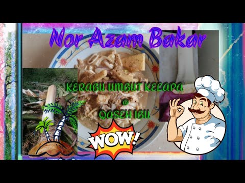[TUTORIAL/RESEPI] CARA MEMBUAT KERABU UMBUT KELAPA @ QASEH IBU
