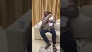 Video Of John Mahama Performing Grandpa Duties Melts Hearts