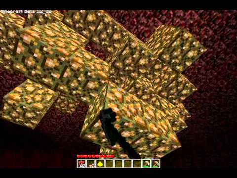 Minecraft how to get and make Glowstone - YouTube