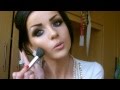 Glamourous Kim Kardashian Dark Brown Smoky Eye with Pink Lips