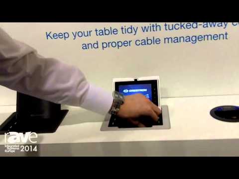 ISE 2014: Crestron Shows Its Touchscreen and Non-Touchscreen Cable Management Solutions