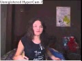 magaly en la webcam