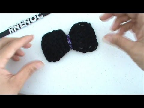 Como tejer moÑo lazo para decorar tejidos, ganchillo crochet