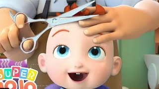 Baby JoJo s First Haircut | Going to The Hairdresser | Super JoJo Nursery Rhymes