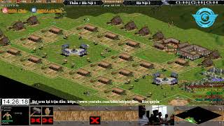 AOE Luyện Tập 4vs4 Random Thầu + Hà Nội 1 vs Hà Nội 2 22-9-2017